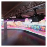 Imagen del proyector Optoma ZU820T con 7500 lúmenes ANSI, resolución WUXGA 1920x1200, tecnología DLP y capacidad 3D en color negro. SKU W9PD7KM01VZ1.