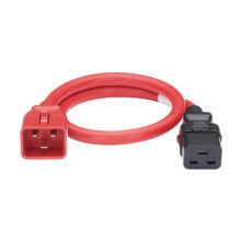 Panduit cable de transmisión rojo de 1,8 metros con acopladores C19 y C20, SKU LPCB04X