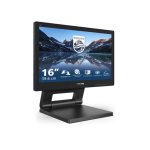 Philips 162B9T/00, pantalla para PC de 15.6 pulgadas, resolución HD de 1366 x 768, LCD, Pantalla táctil, color Negro