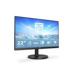 Monitor Philips V Line LED display 21.5 pulgadas, resolución 1920 x 1080 pixeles, Full HD, color negro, modelo 221V8A/00