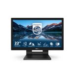 Monitor táctil Philips B Line 21.5 pulgadas, resolución Full HD de 1920 x 1080 pixeles, modelo 222B9TA/00, color negro