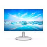 Monitor Philips V Line 241V8AW/00 de 23.8 pulgadas, resolución 1920 x 1080 Pixeles, Full HD LCD en color blanco. SKU: 241V8AW/00.