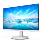 Monitor Philips V Line 241V8AW/00 de 23.8 pulgadas, resolución 1920 x 1080 Pixeles, Full HD LCD en color blanco. SKU: 241V8AW/00.