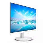 Monitor Philips V Line 241V8AW/00 de 23.8 pulgadas, resolución 1920 x 1080 Pixeles, Full HD LCD en color blanco. SKU: 241V8AW/00.