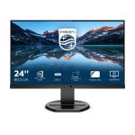 Philips B Line 243B9/00 pantalla para PC de 23.8 pulgadas con resolución 1920 x 1080 Pixeles, Full HD LED, color negro y diseño eficiente