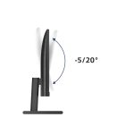 Monitor Philips E Line 245E1S/00 de 23.8 pulgadas con resolución 2K Ultra HD, SKU 245E1S/00, pantalla LED negra, ideal para trabajar y jugar.