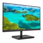 Monitor Philips E Line 245E1S/00 de 23.8 pulgadas con resolución 2K Ultra HD, SKU 245E1S/00, pantalla LED negra, ideal para trabajar y jugar.