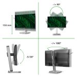 Philips 5000 series 24B2G5301/00 pantalla para PC de 60,5 cm (23.8 pulgadas), resolución 1920 x 1080 Pixeles, Full HD, LCD en color negro. SKU: 24B2G5301/00.