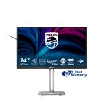 Philips 4000 series 24B2U4301/00, pantalla para PC de 24 pulgadas, resolución 1920 x 1080 pixeles, Full HD, LCD, color gris, SKU 24B2U4301/00