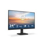 Monitor Philips 1000 series modelo 24E1N1200A/00, pantalla LED de 60.5 cm o 23.8 pulgadas, resolución 1920 x 1080 Pixeles, Full HD en color negro
