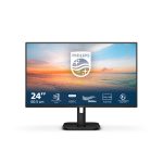 Pantalla Philips 1000 series de 24 pulgadas para PC, modelo 24E1N1300A/00, resolución 1920 x 1080 Pixeles, Full HD, color Negro.