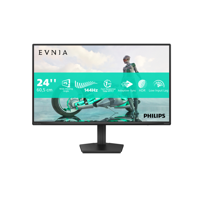 Philips Evnia 3000 Monitor LCD Full HD 23.8" Gris Monitor Philips Evnia 3000 modelo 24M2N3200NF/00, pantalla de 23.8 pulgadas, resolución 1920 x 1080 Pixeles, Full HD, color gris