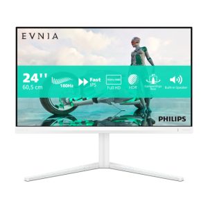 Philips Evnia pantalla para PC de 23.8 pulgadas, resolución 1920 x 1080 Pixeles Full HD, blanco, SKU 24M2N3201A/00