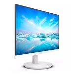Monitor Philips V Line modelo 271V8AW/00, pantalla de 27 pulgadas con resolución 1920 x 1080 pixeles Full HD, LCD, color blanco.