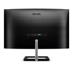 Philips Monitor modelo E Line 272E1CA/00, pantalla LED curvada de 27 pulgadas, resolución 1920 x 1080 pixeles, Full HD en color negro, SKU 272E1CA/00