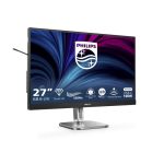 Pantalla para PC Philips modelo 27B2U4601/00 de 68,6 cm (27 pulgadas), resolución 2560 x 1440 Pixeles Quad HD, color gris