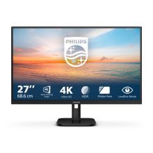 Monitor Philips de 27 pulgadas con resolución 3840 x 2160 píxeles 4K Ultra HD LED en color negro. SKU: 27E1N1800A/00