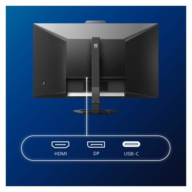 Philips 5000 series 27E1N5600HE/00 pantalla para PC 68,6 cm (27″) 2560 x 1440 Pixeles Quad HD LCD Negro 4 Philips 5000 series pantalla ajustable