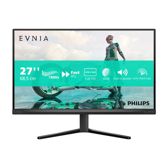 Philips Evnia 27 pulgadas LED Full HD 1920x1080 negro Monitor Philips Evnia de 27 pulgadas, resolución Full HD 1920x1080, modelo 27M2N3200S/00, color negro, tecnología LED LCD