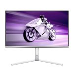 Monitor Philips Evnia 8000 modelo 27M2N8500/00 de 27 pulgadas con resolución 2560 x 1440 Pixeles Quad HD y tecnología QD-OLED en color blanco