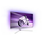 Monitor Philips Evnia 8000 modelo 27M2N8500/00 de 27 pulgadas con resolución 2560 x 1440 Pixeles Quad HD y tecnología QD-OLED en color blanco