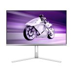 Monitor Philips Evnia 8000 modelo 27M2N8500/00 de 27 pulgadas con resolución 2560 x 1440 Pixeles Quad HD y tecnología QD-OLED en color blanco