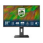 Monitor Philips 3000 series 32B1N3800/00, pantalla de 32 pulgadas con resolución 4K Ultra HD en color negro, SKU 32B1N3800/00