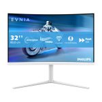 Philips Evnia 5000 pantalla para PC de 31.5 pulgadas, resolución Quad HD 2560 x 1440 pixeles, monitor LCD blanco. SKU 32M2C5501/00