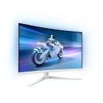 Philips Evnia 5000 pantalla para PC de 31.5 pulgadas, resolución Quad HD 2560 x 1440 pixeles, monitor LCD blanco. SKU 32M2C5501/00