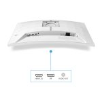 Philips Evnia 5000 pantalla para PC de 31.5 pulgadas, resolución Quad HD 2560 x 1440 pixeles, monitor LCD blanco. SKU 32M2C5501/00