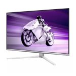 Monitor Philips Evnia 8000 modelo 32M2N8900/00 de 31.5 pulgadas con resolución 3840 x 2160 Pixeles y tecnología QD-OLED en color blanco