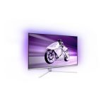 Monitor Philips Evnia 8000 modelo 32M2N8900/00 de 31.5 pulgadas con resolución 3840 x 2160 Pixeles y tecnología QD-OLED en color blanco