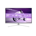 Monitor Philips Evnia 8000 modelo 32M2N8900/00 de 31.5 pulgadas con resolución 3840 x 2160 Pixeles y tecnología QD-OLED en color blanco