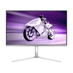 Monitor Philips Evnia 8000 modelo 32M2N8900/00 de 31.5 pulgadas con resolución 3840 x 2160 Pixeles y tecnología QD-OLED en color blanco