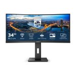 Philips B Line 346B1C/00, pantalla para PC de 34 pulgadas, resolución 3440 x 1440 Pixeles Quad HD, color Negro, 346B1C/00