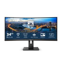 Philips B Line 346B1C/00, pantalla para PC de 34 pulgadas, resolución 3440 x 1440 Pixeles Quad HD, color Negro, 346B1C/00