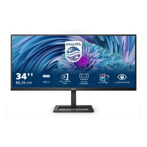 Philips E Line Monitor LED 86.4 cm (34 pulgadas) 3440 x 1440 Pixeles Wide Quad HD LCD modelo 346E2LAE/00 en color negro
