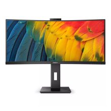 Monitor Philips Serie 5000 de 34 pulgadas con resolución 3440 x 1440 píxeles, color negro. SKU: 34B1U5600CH/00