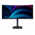 Monitor Philips 3000 series, pantalla de 34.4 pulgadas con resolución 3440 x 1440 Pixeles, SKU: 34B2U3600C/00, color negro