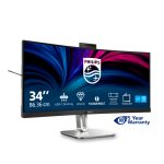 Pantalla Philips 6000 series, 34 pulgadas, resolución 3440 x 1440 pixeles Wide Quad HD, modelo 34B2U6603CH/00