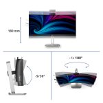 Pantalla Philips 6000 series, 34 pulgadas, resolución 3440 x 1440 pixeles Wide Quad HD, modelo 34B2U6603CH/00