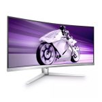 Pantalla Philips modelo 34M2C8600/00 de 34 pulgadas, resolución 3440 x 1440 Pixeles Wide Quad HD, tecnología OLED y color blanco