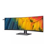 Monitor Philips 6000 series modelo 45B1U6900C/00, pantalla LED UltraWide de 44.5 pulgadas con resolución 5120 x 1440 píxeles en color negro