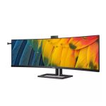 Monitor LED Philips 6000 series 45B1U6900CH/00 de 113 cm (44.5″) con resolución 5120 x 1440 píxeles, UltraWide Dual Quad HD, color negro, SKU 45B1U6900CH/00.