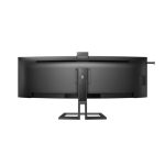 Monitor LED Philips 6000 series 45B1U6900CH/00 de 113 cm (44.5″) con resolución 5120 x 1440 píxeles, UltraWide Dual Quad HD, color negro, SKU 45B1U6900CH/00.