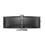 Monitor LED Philips 5000 Series con pantalla de 48.8 pulgadas, resolución de 5120 x 1440 píxeles, modelo 49B2U5900CH/00 en color negro.