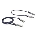 Cable de fibra óptica e InfiniBand SFP+ PLANET de 2 metros en color negro, SKU CB-DASFP-2M