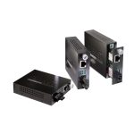 Imagen del convertidor de medio PLANET FST-806A60 de 100 Mbit/s, monomodo a 1310 nm en color negro, SKU FST-806A60