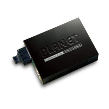 Convertidor de medio PLANET FT-802 de 100 Mbit/s en 1310 nm Multimodo y Monomodo, color negro. SKU: FT-802
