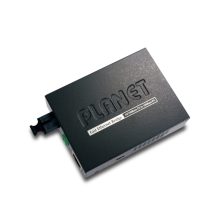 Convertidor de medio PLANET FT-806B20 con velocidad de 100 Mbit/s en modo monomodo y color negro. SKU: FT-806B20